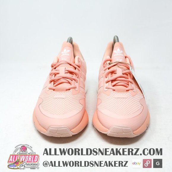 adidas Womens ZX 1K Boost Running, H69038 Pink White Fitness Jogging Training - Picture 4 of 16